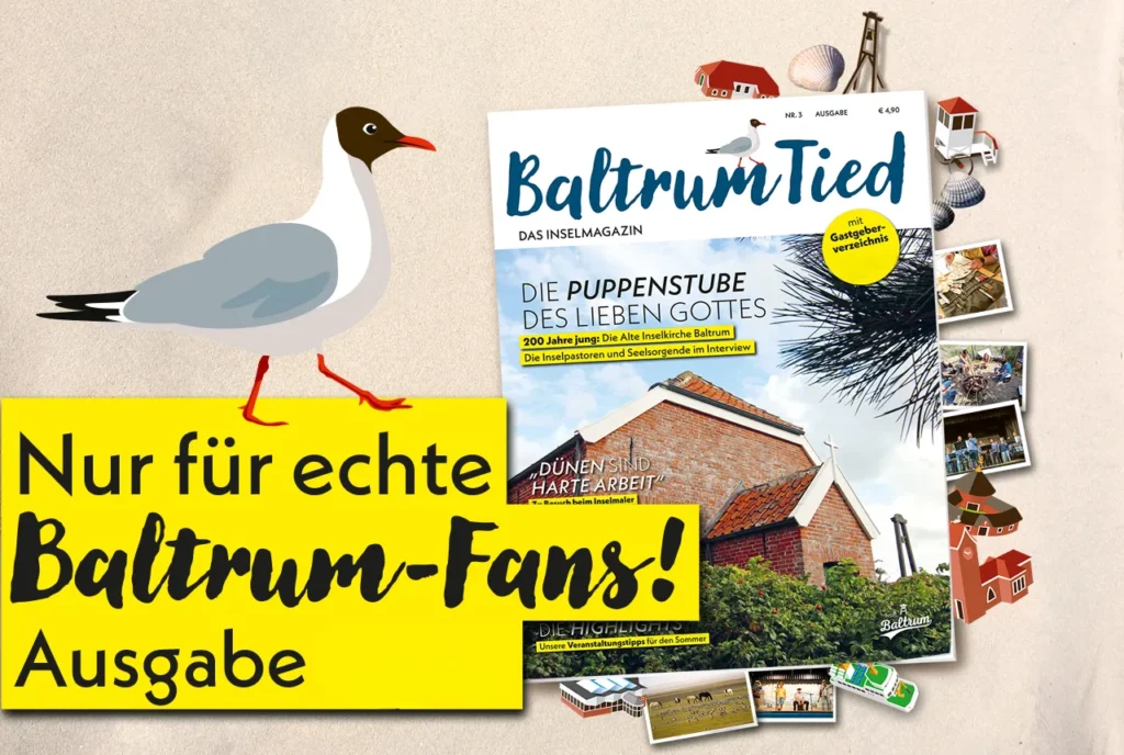 Beipsielausgabe des Inselmagazins Baltrumtied.