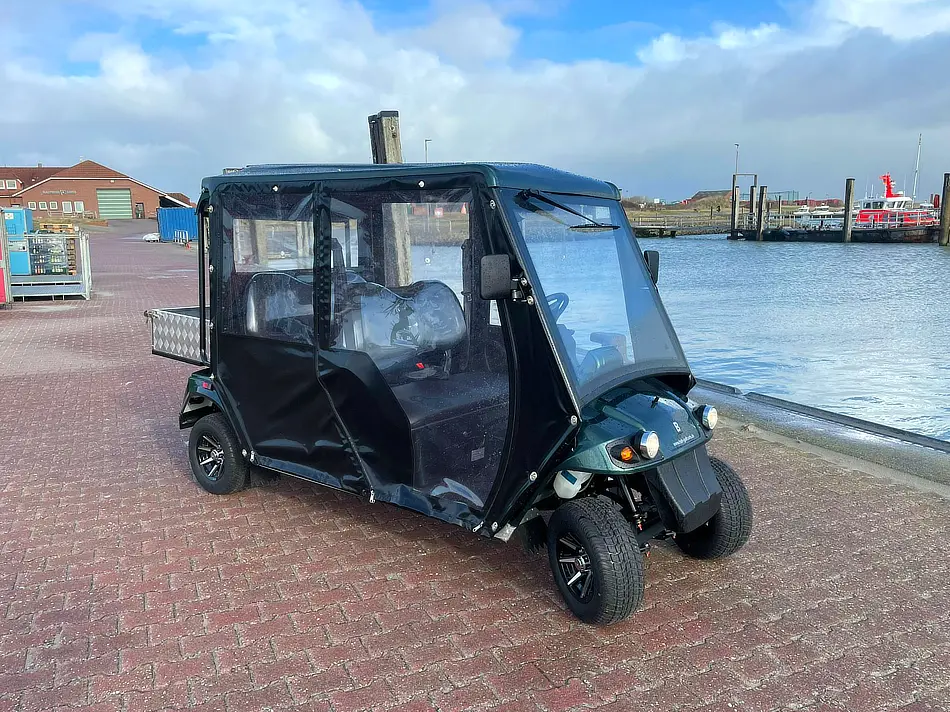 Das Inselmobil, ein Elektrobuggy für bis zu 3 Personen